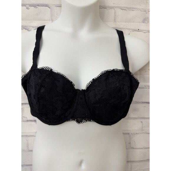 Soma Other - Soma Bra Size 42D Embraceable Balconette Black Lace‎ Underwire Sexy